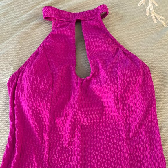 Venus Fuchsia Tankini Keyhole Top_Size 12_Never worn - Picture 1 of 5